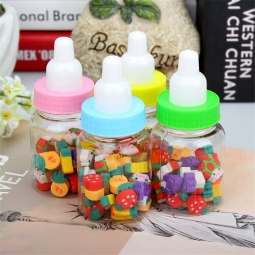 DL G302 bottle fruit rubber lovable eraser Korean stationery pupil gifts for children Exquisite office supplies small gift
