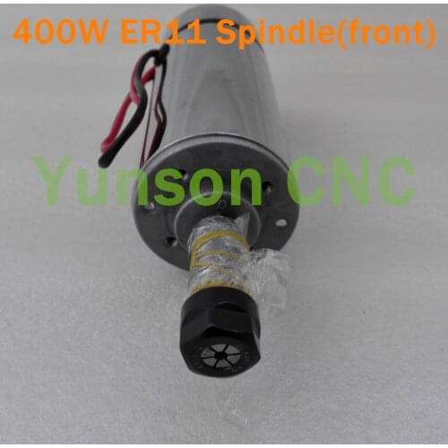 1pcs 400W 0.4KW ER11 collet chuck air cooled cooling spindle motor max. 12000rpm for engraving CNC Router