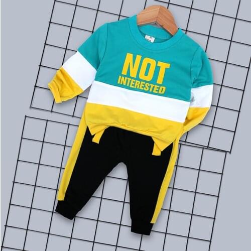 Infant Clothing For Baby Girls Clothes Set 2021 Autumn Winter Baby Boys Clothes T-shirt+Pant Costume Outfit Suit Newborn Clothes