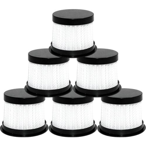 6PCS Dust Mite HEPA Filters for Deerma CM810 CM300S/400/500/900 Vacuum Cleaner Replacement Parts Accessories