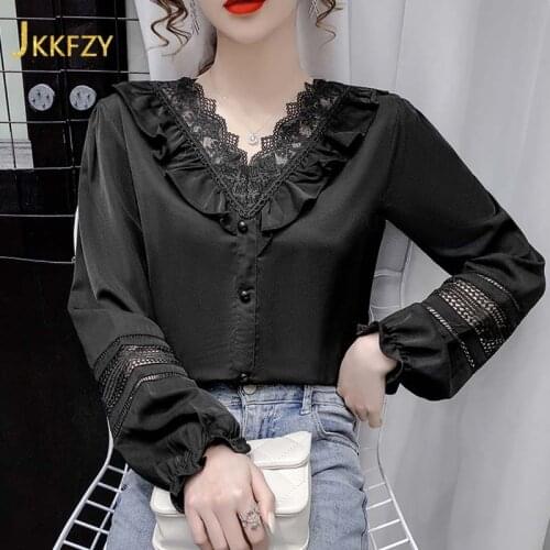 Женские летние рубашки JKKFZY China At AliExpress