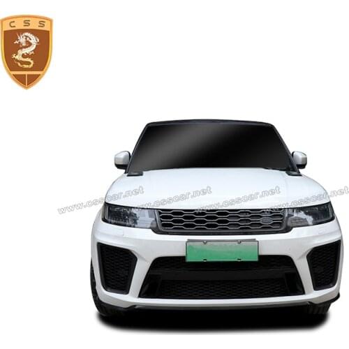 Real Carbon Fiber Body Kit Accessories For New Style Range Rover Sport SVR 2018 carbon fiber car front accessories Decoration