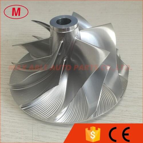 KTR110 reverse 79.97/106.00mm 6+6 blades 6505-61-1030 Turbo Billet/milling/aluminum 2024 compressor wheel for 6505-65-5020