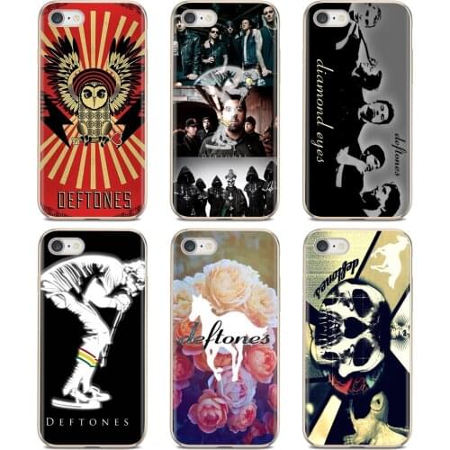 Soft Cases Cover For Xiaomi Redmi 2 S2 3 3S 4 4A 5 5A 5 6 6A 7A 9 9T 9C 9A Pro Pocophone F1 Rose-Deftones-OWL-Music-Band-Skull