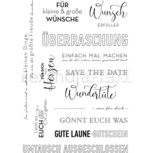 German Clear Stamp Transparent seal for DIY scrapbooking/Card Making c629