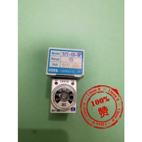 New Original time relay MY-6S-2P-24V 24V