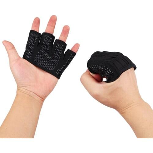 Gym Fitness Half Finger Gloves Men Women for Crossfit Workout Glove Power Weight Lifting Bodybuilding Hand Protector