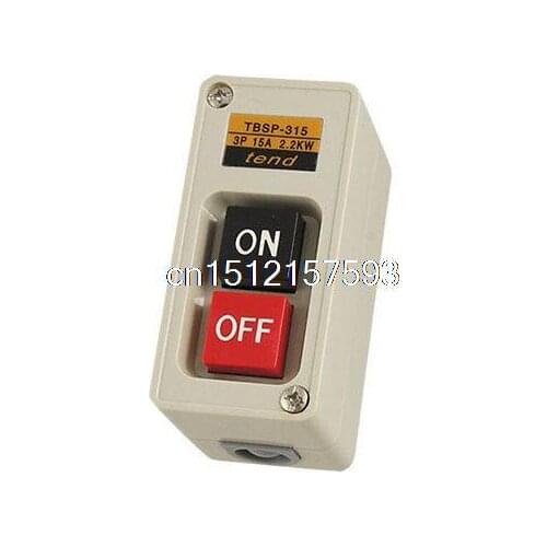 AC 380V 2.2Kw ON OFF Positions Power Push Button Switch