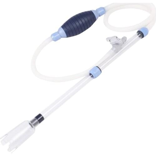 Aquarium Gravel Cleaner Manual Hand Pump for Aquarium Water Change Quick to Assemble adjusted freely according