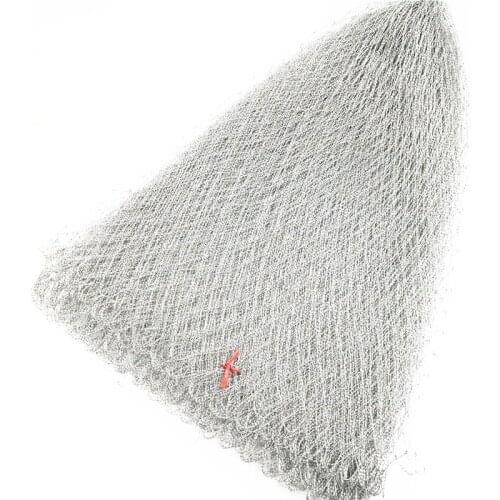 Diameter 40CM/50CM Foldable Fishing Landing Net Head Hand Net Brail Net without Aluminum Alloy Ring Fishing Tackle