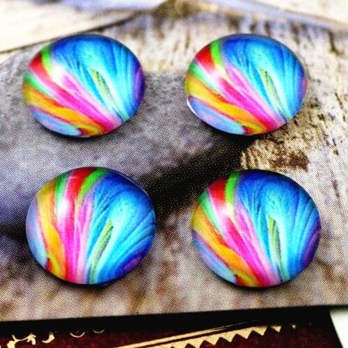 20pcs 12mm Handmade Photo Glass Cabochons (C6-08)