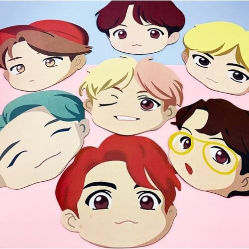 Kpop House Of Bangtan Boys Ultra-thin Optical Mousepad Anti-Slip Wrist Rests Mice Mouse Pad Mats for Office Game Laptop Mousepad