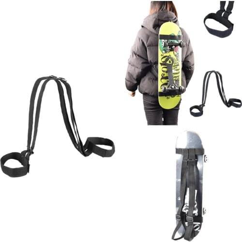 Universal Skateboard Shoulder Carrier Longboard Backpack Belt for Snowboard Deck