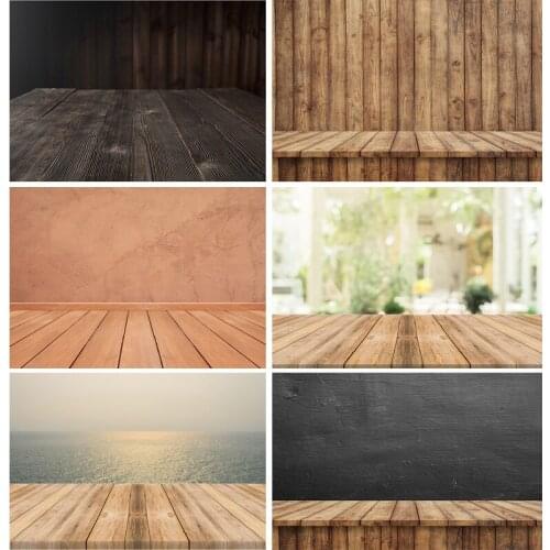 Vinyl Retro Wood Board Texture Photo Backdrops Scenery Wooden Floor Plank Photography Background for Photo Studio 20103FMB-05