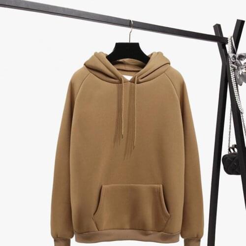 Zuolunouba 2018 High Quality Harajuku Women Solid Color Loose Hoody Sweatshirt Student Pullover S-2xl 9 Colors Optional