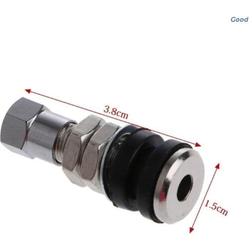 1 Pair Tire Wheel Valve Tubeless No Tube Stem Motorcycle Car Bike ATV Bicycle