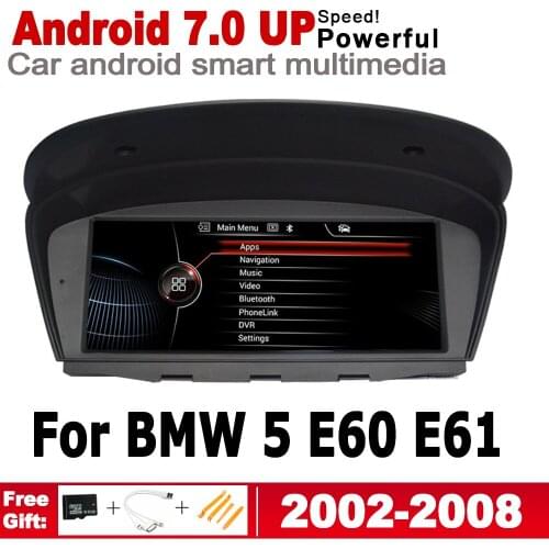 Android 7.0 up For BMW 5 E60 E61 2002~2008 CCC Car radio GPS multimedia player Navigation WiFi BT Multimedia Player Auto Radio