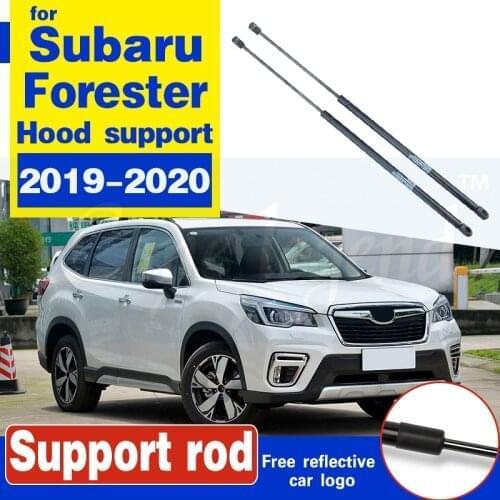 2Pcs Car Gas Shock Hood Shock Strut Damper Lift Support For Subaru Forester sk 2019 Car-styling Supporting Rod Hydraulic Hood