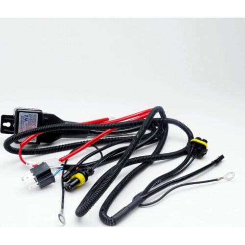 2020 New For HID H4 Hi/Low Bi-xenon Bulb Relay Controller Wiring Cable Harness H4 9003 HB2 Type Compatible with 12V 35W / 55W