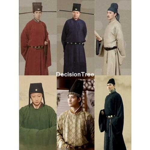 2021 tv play hanfu male ancient chinese costume tang suit folk wear outfits male national ancient cosplay stage performance