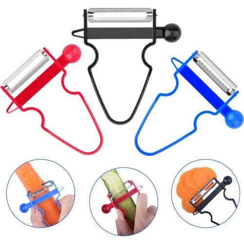 3pcs Set Slicer Shredder Peeler Julienne Cutter Magic Peelers Stainless Steel Blade Zesters Kitchen Fruit Vegetable Tools
