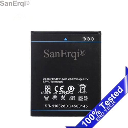 SanErqi Battery for DOOGEE B-DG450 Smartphone 2300mAh Lithium-ion Battery for DOOGEE B-DG450 DG450 Mobile Phone battery