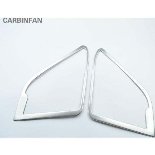 Car interior accessories Door Horn decorative Frame Trim stereo speaker Trim Fit For Hyundai Elantra Avante 2016 2017 P199