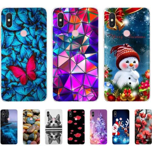 For Xiaomi Redmi S2 Case 5.99'' priting cute cat Soft TPU silicone Back Cover For Xiaomi Redmi S2 Phone Cases Fundas Coque