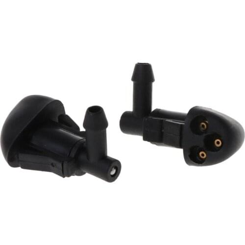 3-Hole Black Car Windshield Washer Wiper Water Spray Nozzle Fit for Chevrolet Cruze 2009-2014