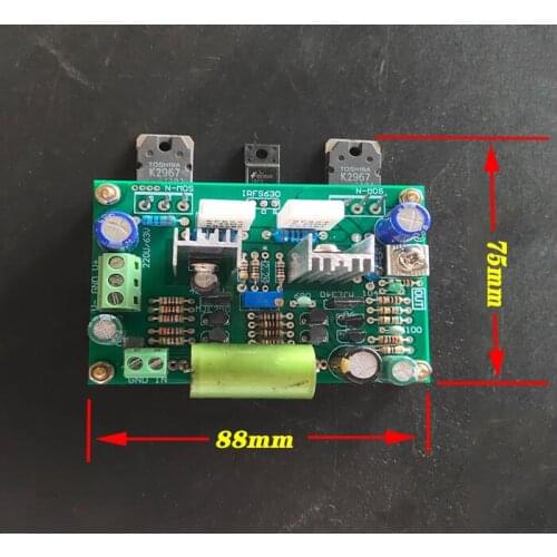 K2967 4-8 Ohm HIFI Fever Level Amplifier Board High-power Field Tube Discrete Finished Board Mono Amplifier Board