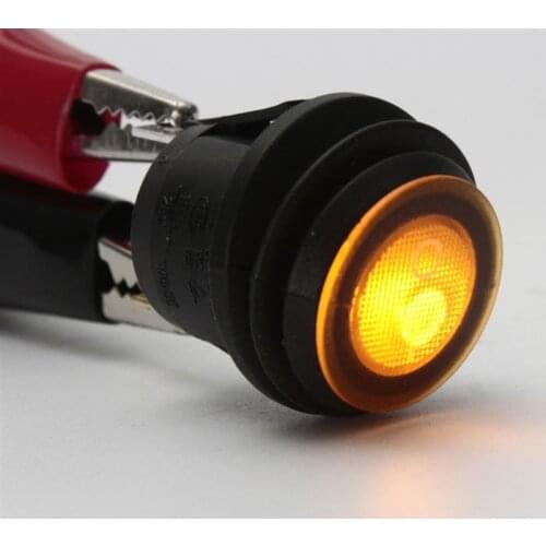 KAN-B2-25P 24V 12V 12A Waterproof Round On/Off Rocker Switch