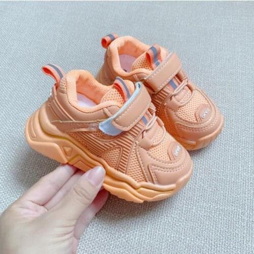 Children Casual Sport Shoes Baby Boys Girls Soft Sneakers Kids Hook Loop Kids Leather Running Canvas Shoes Kids Martin Snow Boot