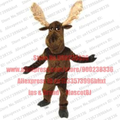 Deer Moose Mascot Costume Fursuit Halloween Suit reindeer Cosplay Christmas Brand New Complete Birthday For all