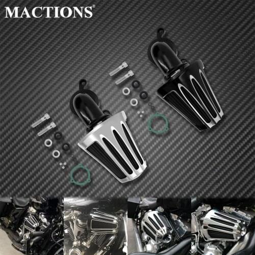 Motorcycle Air Filter CNC Air Cleaner Intake Filter For Harley Touring Street Road Glide Softail Slim FLS Dyna Low Rider FXDLS