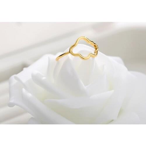 Simple Cute Star Irregular Geometry Stainless Steel Couple Rings For Women Wedding Set Wedding Jewelry Accessories Vsco Gifts