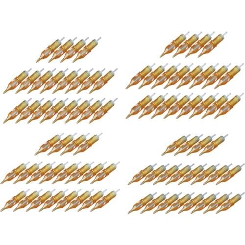 Disposable Sterilized Tattoo Makeup Permanent Needle Cartridges Round Liner