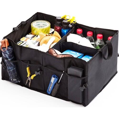 Car Trunk Organizer Eco-Friendly Super Strong & Durable Waterproof Collapsible Cargo Storage Box For Auto Trucks Box