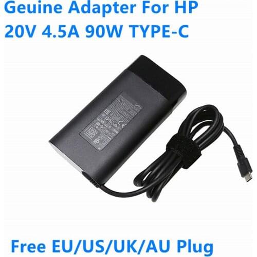 Original TPN-DA08 20V 4.5A 90W Type-C AC Adapter For HP SPECTRE X360 HSA-Q001PR TPN-CA10 ADP-90FE B Laptop Power Supply Charger