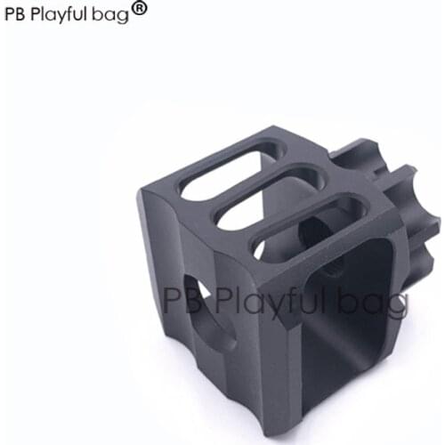 PB Playful bag Water bullet gun Outdoor sports toy AK LAF flash hider 14 reverse tooth AKA CP MST JinMing12 CNC accessories QD69