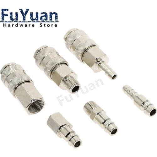 Pneumatic fitting EU type Quick push in connector High pressure coupler work on Air compressor High-quality European standards