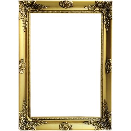 Retro Oil Painting Frame Decoration Wedding Photo Frame Cross Stitch Framed Custom Size Picture Photo Frame
