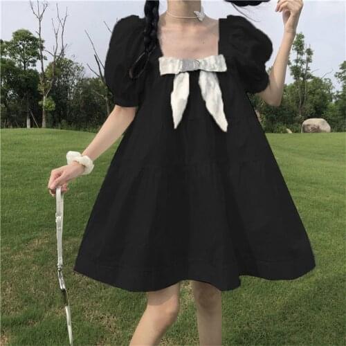 SKNG Solid Summer Dresses