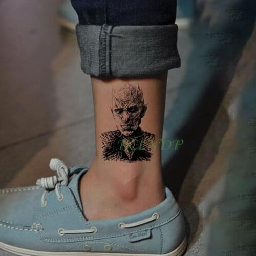 Waterproof Temporary Tattoo Sticker The white walkers tattoo totem tatto stickers flash tatoo fake tattoos for men girl women