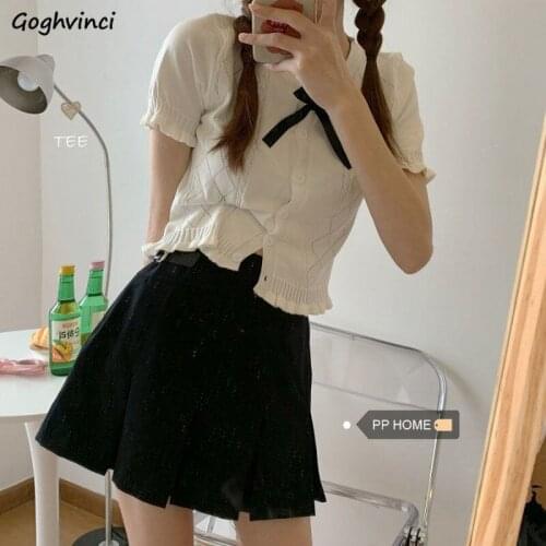 T-shirts Women Skinny O-neck Solid BF Flare-sleeve All-match Crop Tops Soft Elegant Hot Sale Breathable College Navel Sexy Tunic