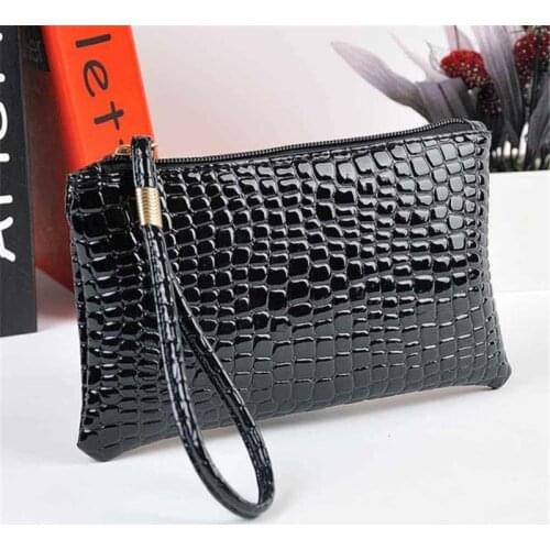 MOLAVE Coin Purse new high quality Leather Women fashion Alligator Crocodile Clutch Handbag Bag coin purse woman feb6