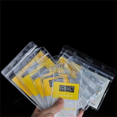 10Pcs Dustproof and waterproof protective cover transparent plastic protective cover plastic protective cover ID mobile phone