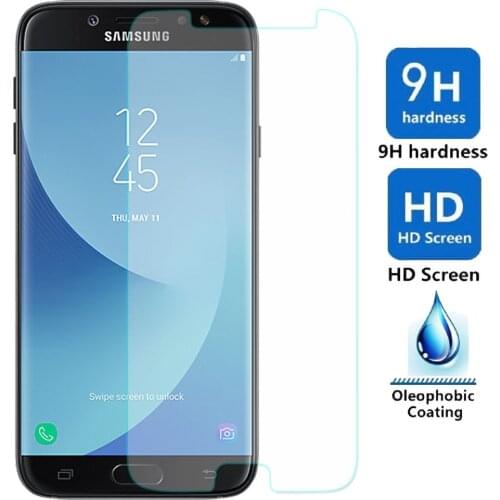 2psc/lot 9H HD Tempered Glass Screen Protector Explosion-proof Front Guard Films For Samsung Galaxy J7 2017 J730FM/J7 Pro (EU)