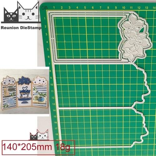 2021 Cut Die Christmas Three-layer Loose-leaf Frame Metal Cutting Dies DIY Scrapbooking Steel Craft Die Cut Embossing Paper Card