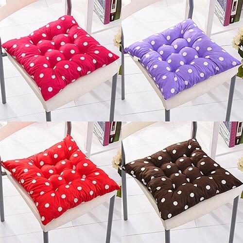 40% Hot Sales!!! Fashion Square Polka Dot Seat Cushion Home Office Travel Soft Chair Cushion Pad