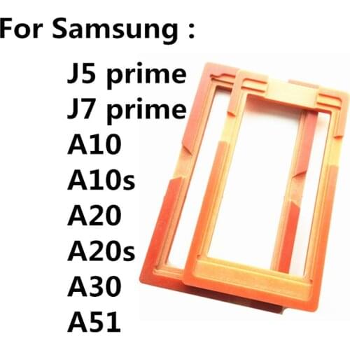 8pcs/Lot Glue Mould LCD Screen Glass Precision Position alignment Mold Holder for Samsung A10 A20 A30 A51 A10S A20S J5 J7 Prime